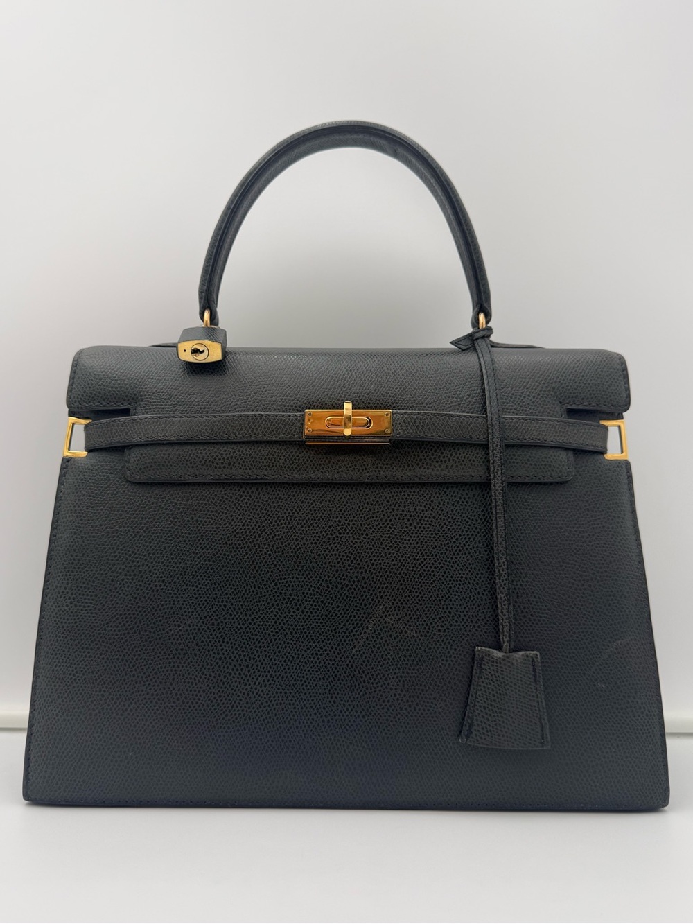 🐢MORABITO COUSU MAIN 1905 PARIS • SCALA 29 Bag in Dark Blue • Made in FRANCE - Picture 5 of 16